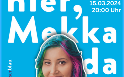 Lesung und Gespräch mit Melina Borčak „Mekka hier, Mekka da“