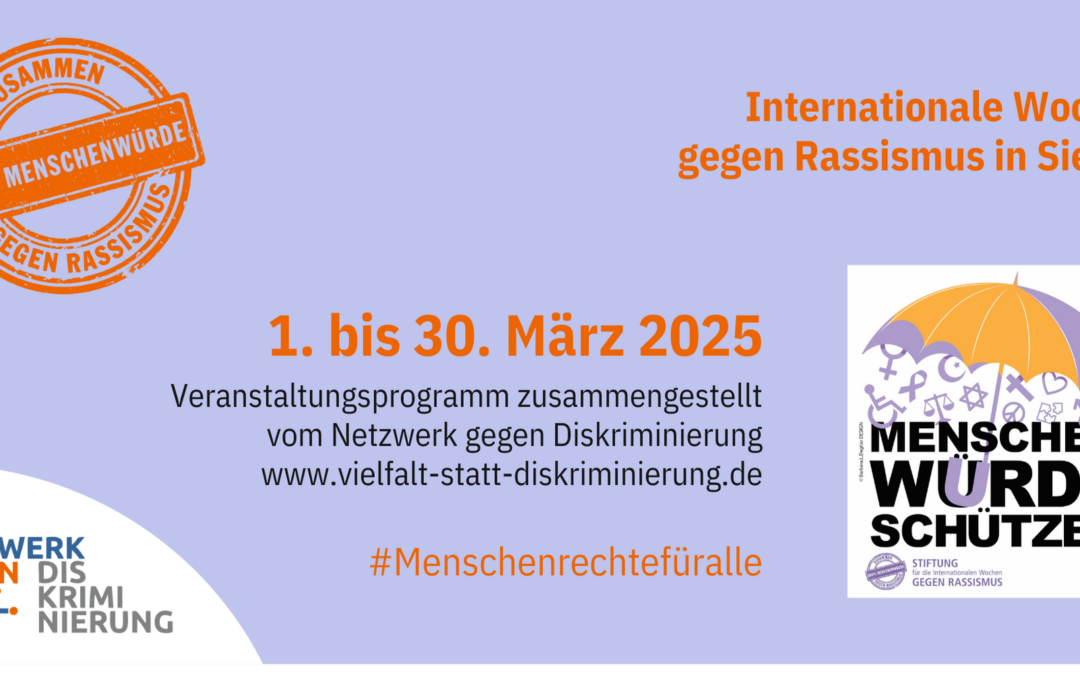 Programm der Internationalen Wochen gegen Rassismus 2025